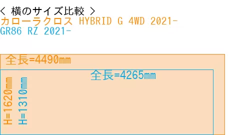 #カローラクロス HYBRID G 4WD 2021- + GR86 RZ 2021-